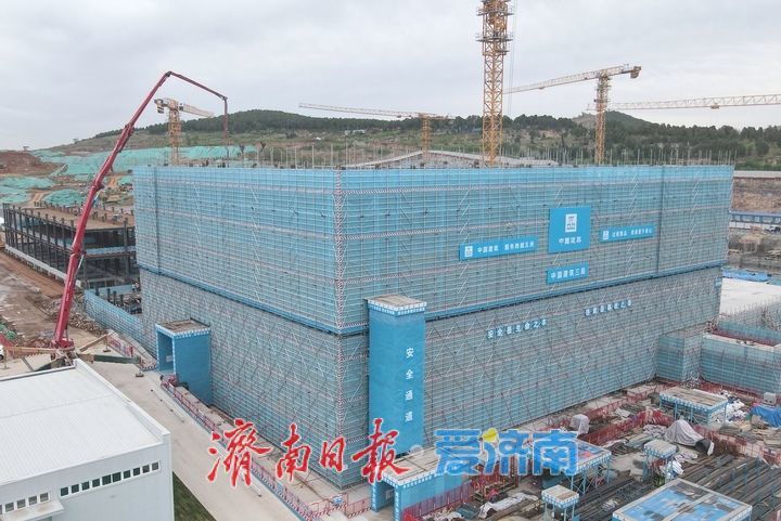山东省疾病预防控制中心新址项目本月将完成首栋单体主体结构封顶