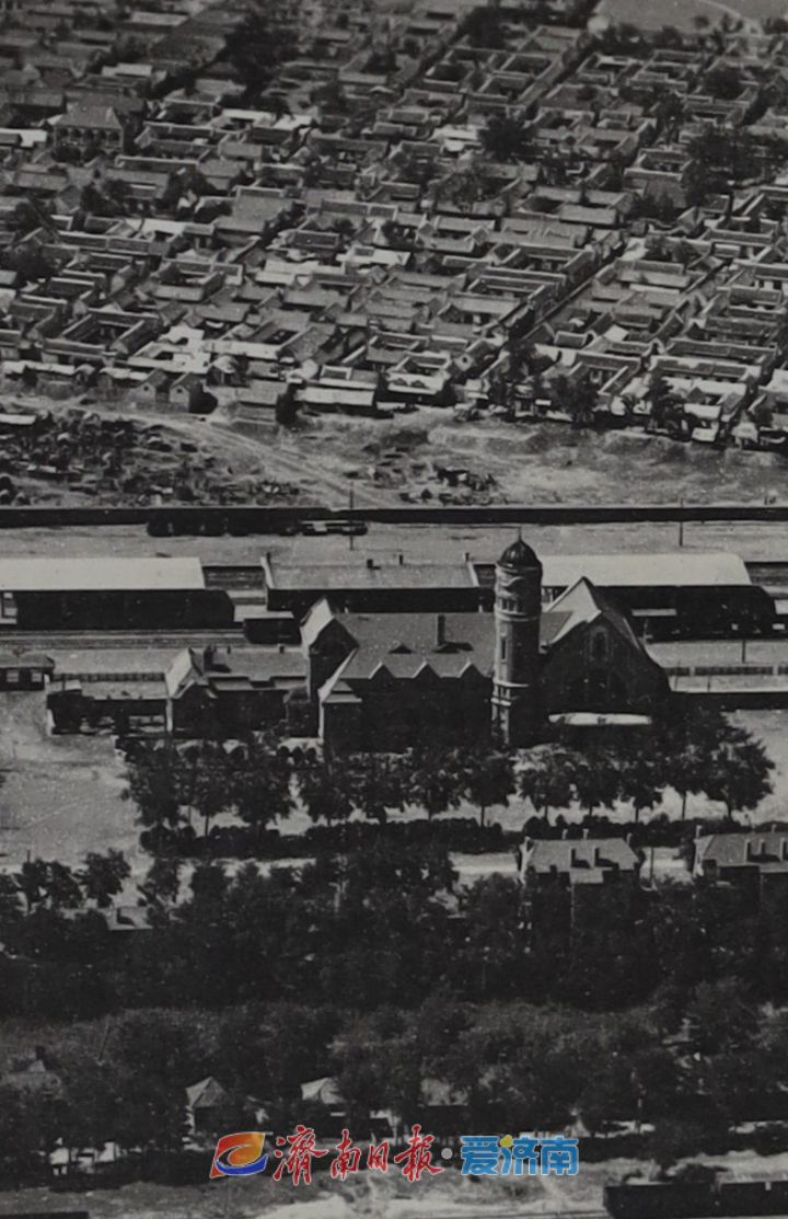 航拍视角下，1928年济南两座老火车站的历史定格