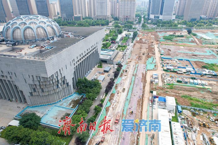项目强省会｜拓宽改造畅通民生幸福路 济南CBD泺邑路南段改造提速