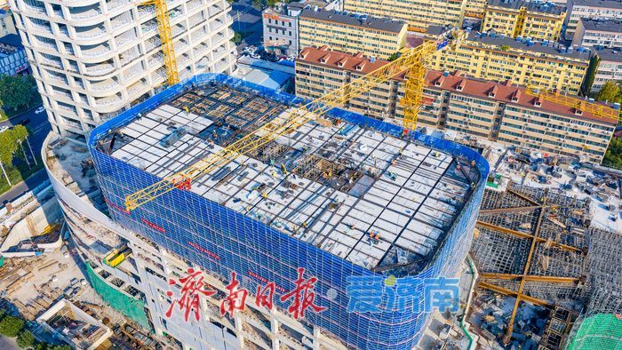 项目强省会丨济南天桥万融广场加速成型 打造黄河南岸TOD门户新地标