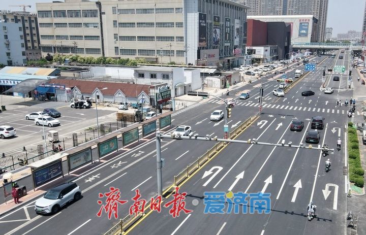 “颜值”提升出行顺畅，济南生产路“靓”了