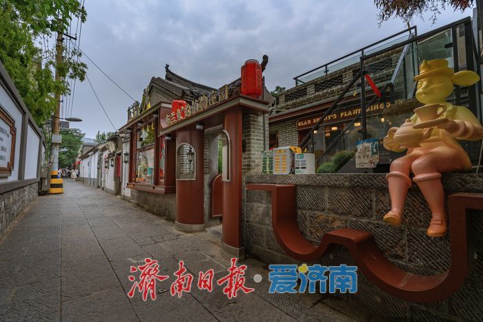 一年四季 泉在济南丨西更道街雕窗框画意，让济南更具泉韵