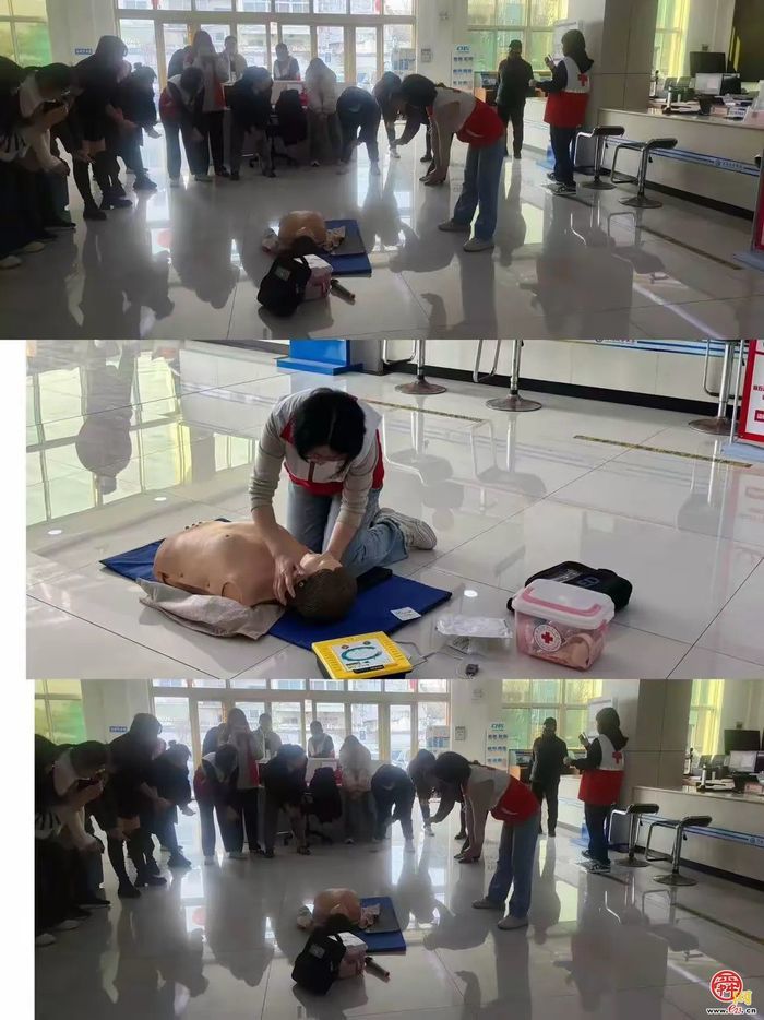 普集街道开展应急救护知识培训活动