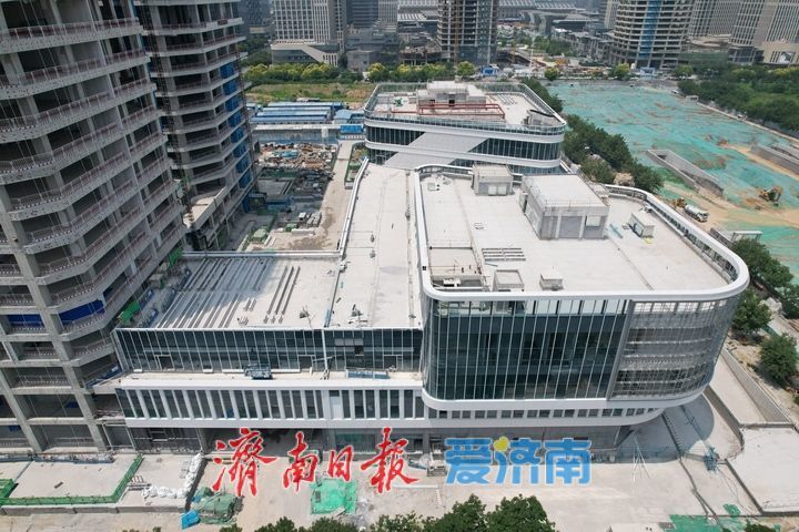 济南西客站中轴线B-3地块项目建设提速 城市综合体雏形显现