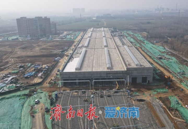 济南轨交8号线绣源河车辆段建设冲刺