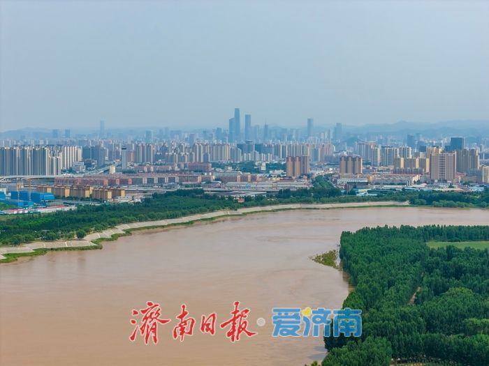 黄河山东段入主汛期，济南河段水势平稳