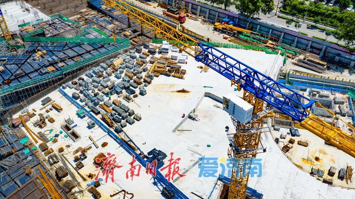项目强省会｜雏形初现！济南千佛山站地下 TOD 项目取得阶段性建设突破
