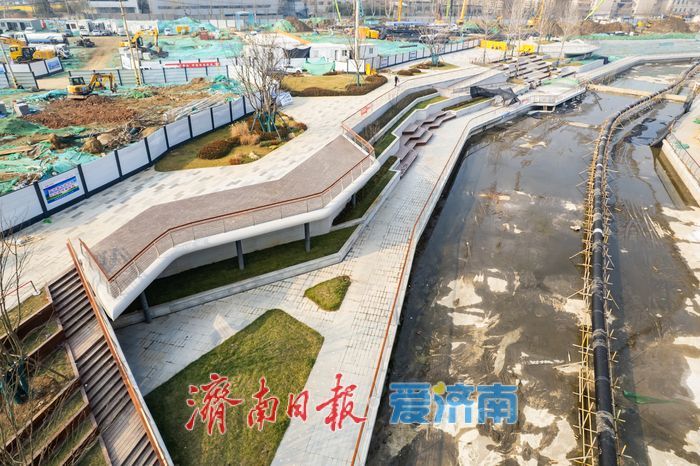 洪楼片区将添休闲新空间，全福河滨水公园景观初显