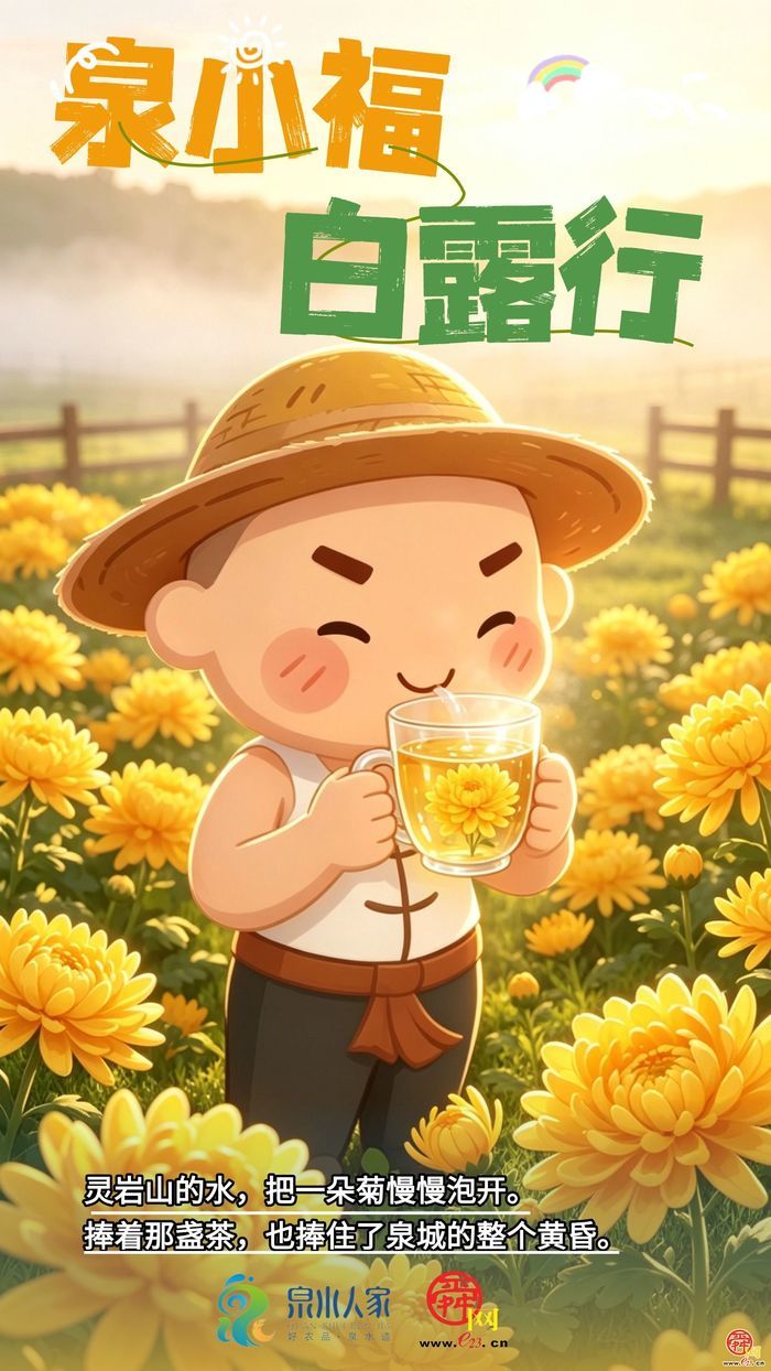 AI创意海报｜白露，我们去济南的田里捡了些秋天