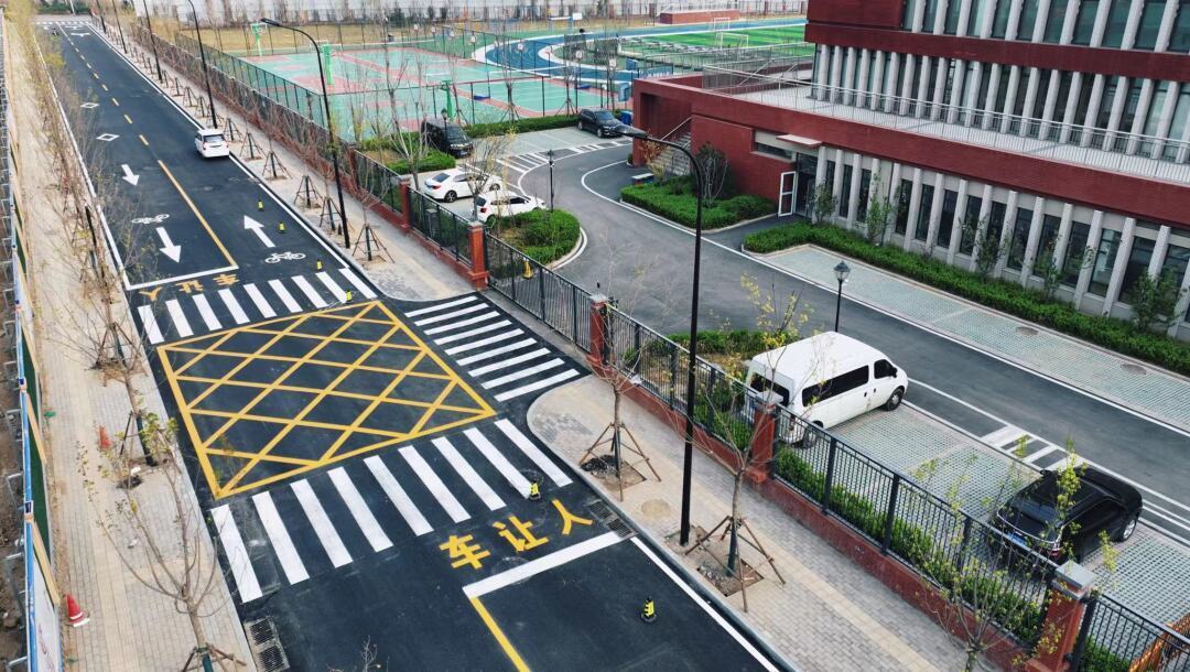 中粮大悦城市政道路建设工程顺利完工通车