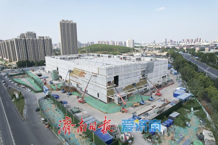 项目强省会｜济南山姆会员商店项目主体轮廓成型