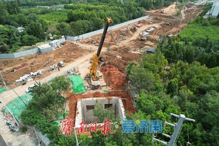 项目强省会｜打通“断头路”！黄台南路（奥体中路-国有苗圃东墙）道路建设工程计划10月底完工