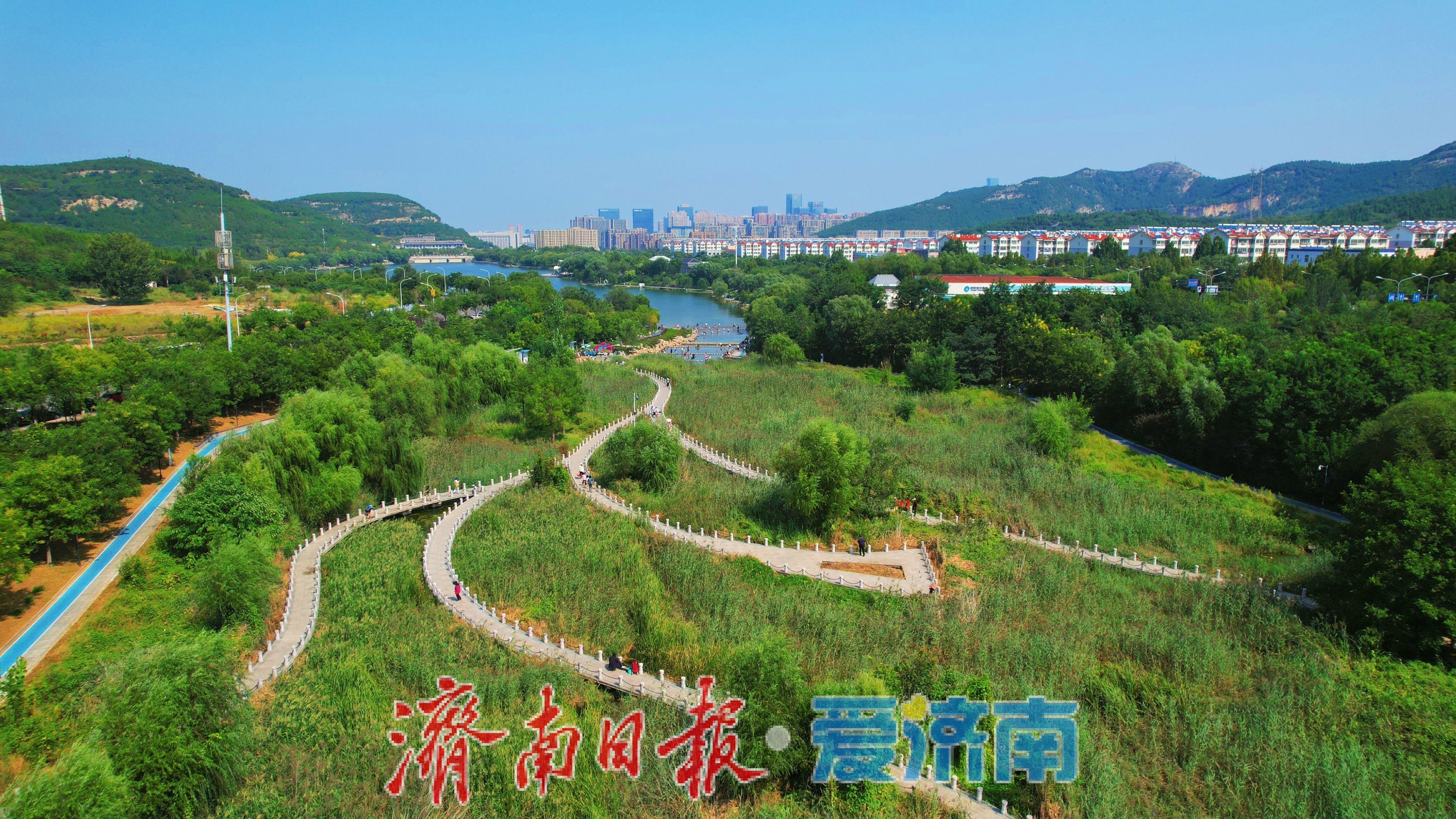 一年四季 泉在济南丨“湖光山色映秋晖”绘就孟家水库诗意画卷