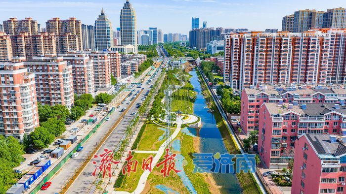 槐荫腊山河滨河绸带公园全新开放 0.7公里河段变身民生幸福廊道