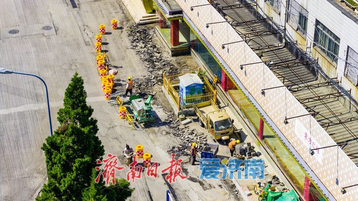 天桥区生产路大修改造工程稳步推进 预计7月15日竣工通车