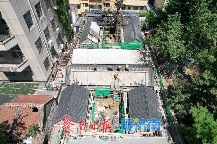 济南百年建德里修缮推进 让商埠记忆“活”起来