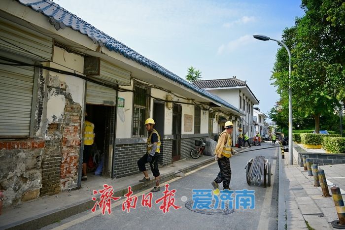 明府城片区更新再提速 鞭指巷道路提升工程有序推进