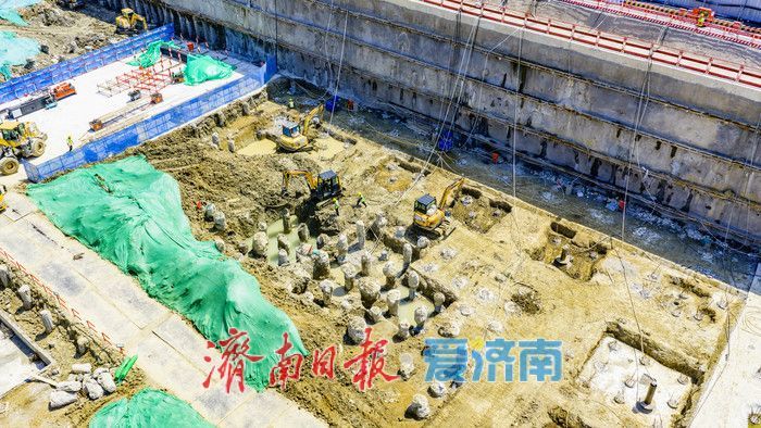完善城市功能 激活片区活力 济南北湖核心地块项目有序施工