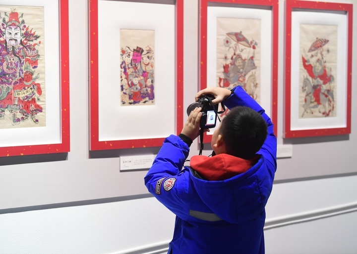 “沿着运河看年画”展览带着年味亮相山东博物馆