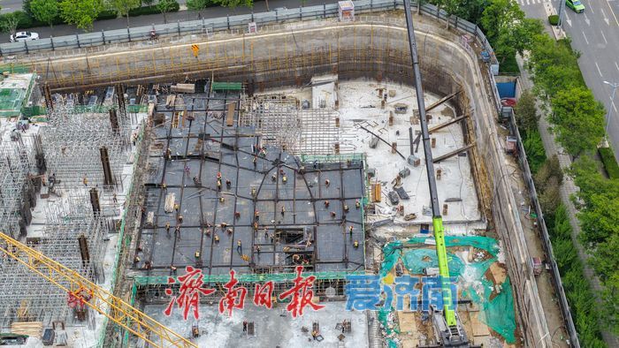 项目强省会｜中央公园北地块项目主体施工全面展开