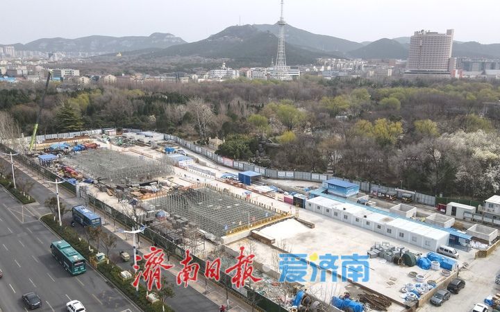 济南轨交4号线最“浅”车站启动地上站厅层建设