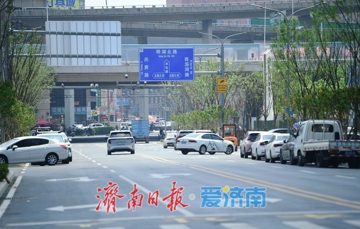 济南水屯路百米“瓶颈路”放开交通，北湖核心区再添南北交通干道