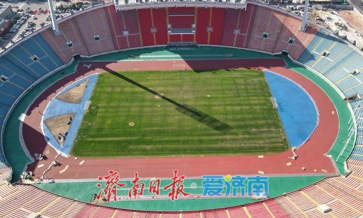 项目强省会｜山东省体育中心内场塑胶跑道升级改造展新貌