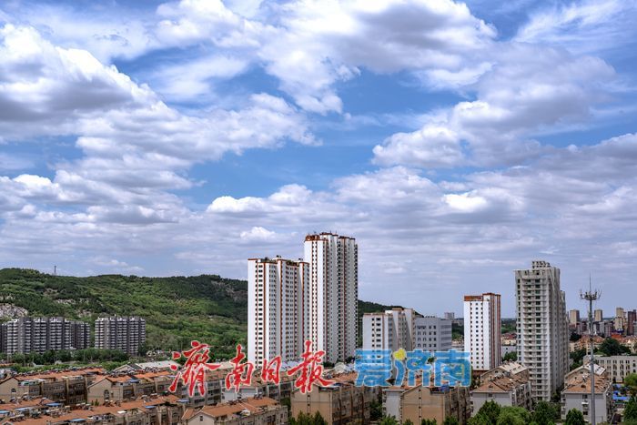 济南晴空再现，持续上演壮美云海景观