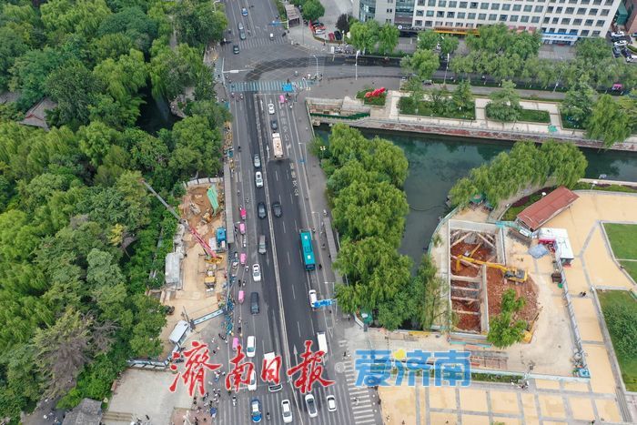 项目强省会｜趵突泉公园直连泉城广场地下通道建设稳步推进