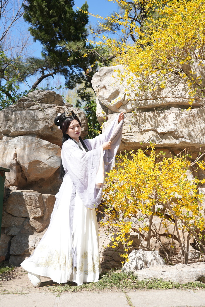 春光明媚 大明湖畔桃红柳绿 赏花正当时