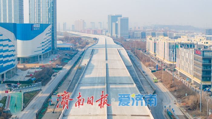 济南工业北路快速路东延工程取得阶段性突破 主线高架贯通助力东部路网升级