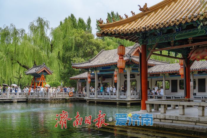 一年四季 泉在济南丨降雨过后，济南趵突泉水位上升至28.09米