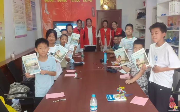 各位乘客，明水街道暖心课堂小火车到站啦！
