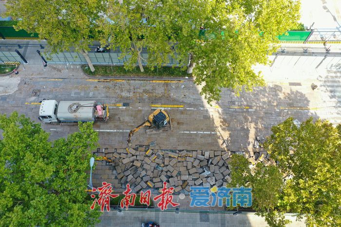 项目强省会｜泉城路品质提升工程全面启动 分段施工兼顾特色与升级