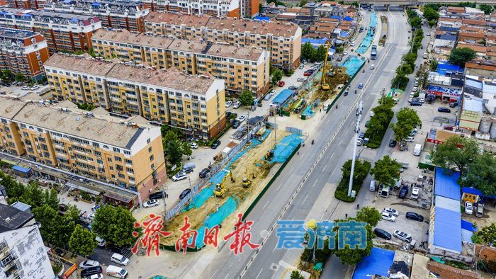 项目强省会｜天桥区无影山北路排水改造工程进入收尾阶段 预计5月30日完工