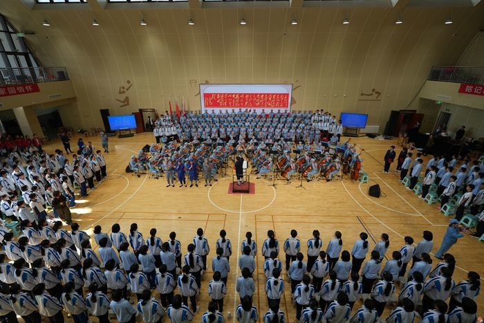 红色经典润校园 长征精神励少年丨《长征组歌》专场演出在山东省实验中学举行