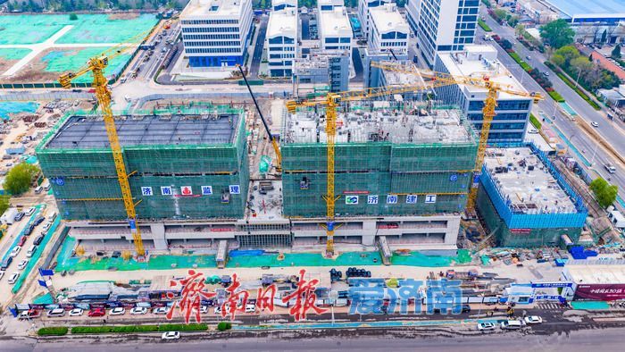 济南时代未来科技城E区建设提速 项目初具规模