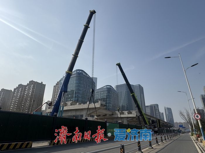 项目强省会｜春日建设忙！凤凰大桥南延汉峪金谷段施工正酣