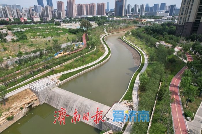 大辛河景观焕新 滨水幸福廊道串起泉城诗意生活