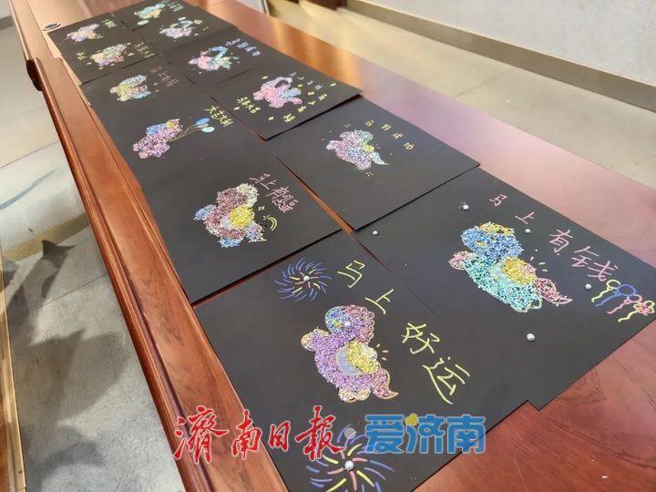 “泉”在济南过大年丨观骐骥文物 嵌匠心螺钿——济南市博物馆开展非遗主题体验活动