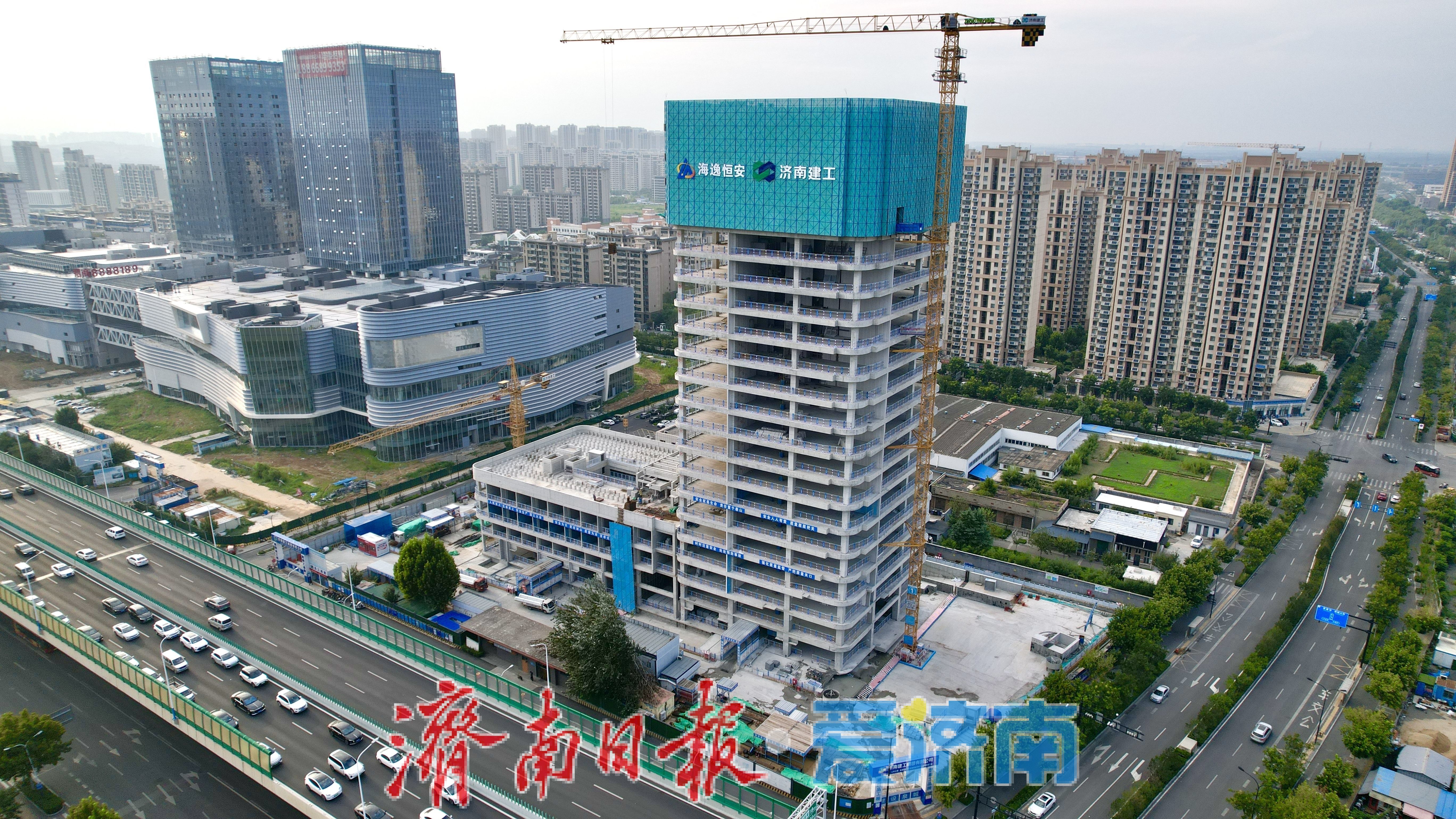项目强省会丨济南张马屯片区第四批用地C-7地块项目建设提速 打造东部产业办公新载体
