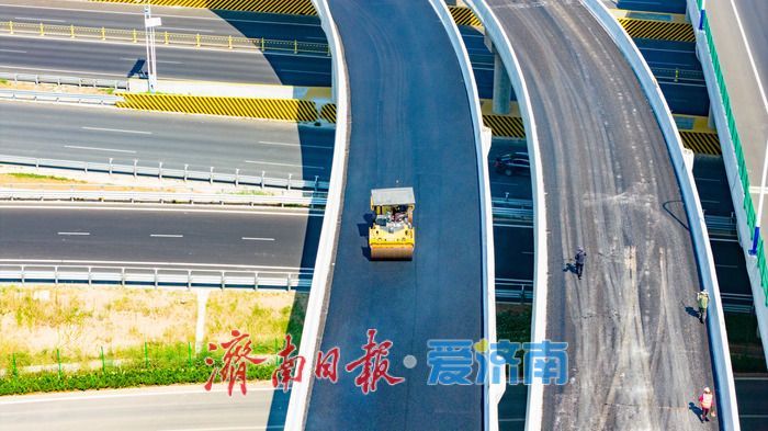 济莱高铁历城站添高架匝道 助力济枣高铁枢纽联动