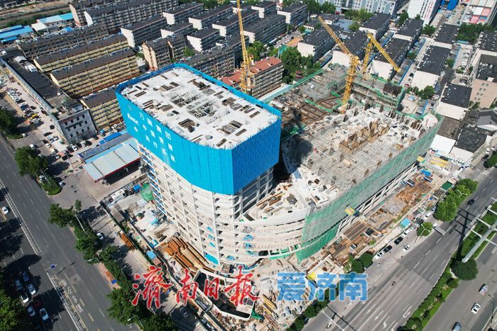 项目强省会｜黄河南岸TOD新地标 万融广场建设提速展新姿