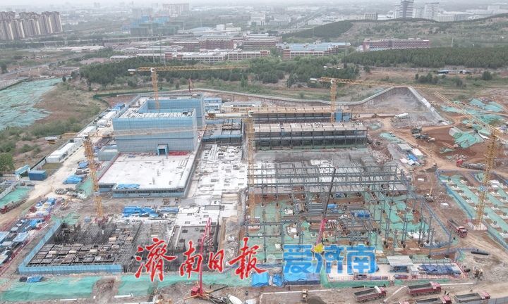 山东省疾病预防控制中心新址项目本月将完成首栋单体主体结构封顶
