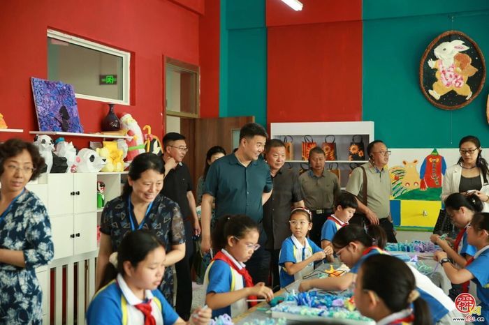 “慧聚”——市中区第八期访校活动走进育秀小学