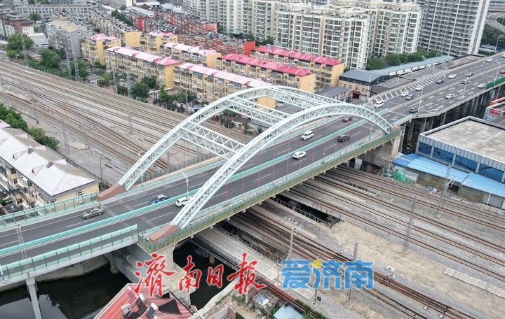 “服役”多年治病除害，顺河高架系杆拱桥焕新亮相