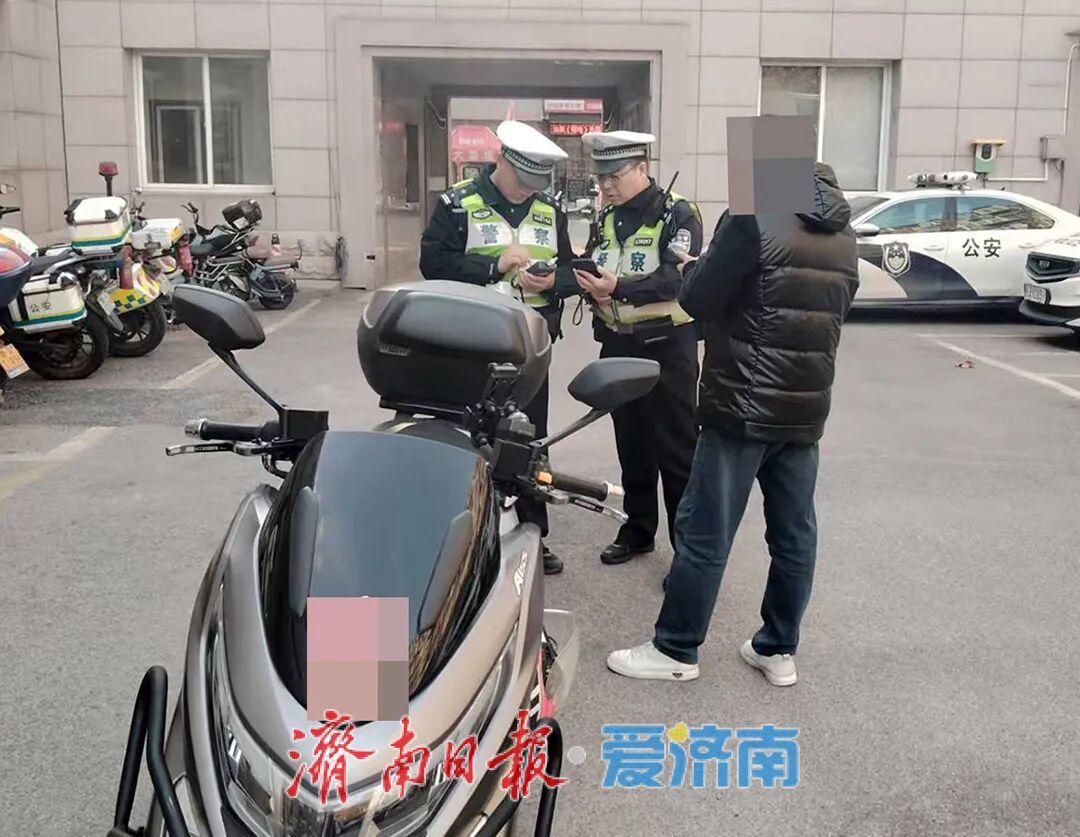 以为白天没人查？男子骑摩托车醉驾被抓现行