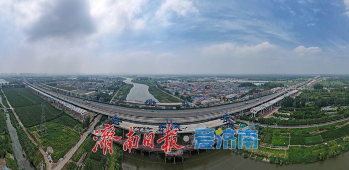项目强省会｜横跨小清河攻坚提速！凤凰黄河大桥南延工程建设稳步推进
