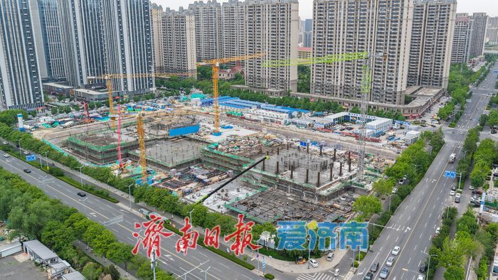 项目强省会｜中央公园北地块项目主体施工全面展开