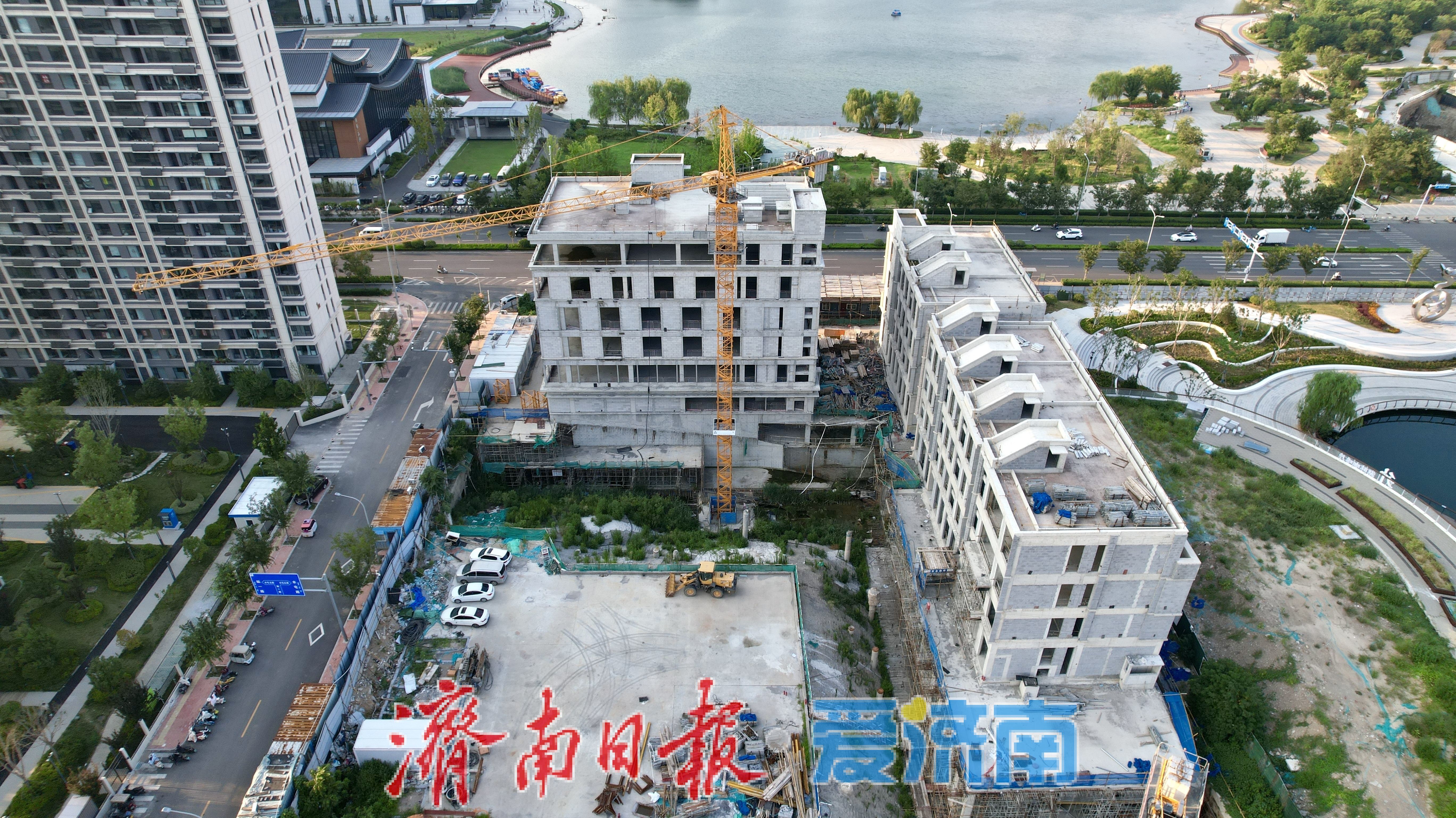 北湖B-1地块商务项目加快建设 夯实天桥区产业承载空间支撑